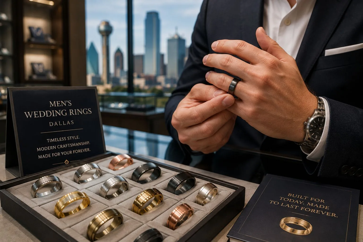 Men's Wedding Rings in Dallas: What Modern Grooms Are Looking For
