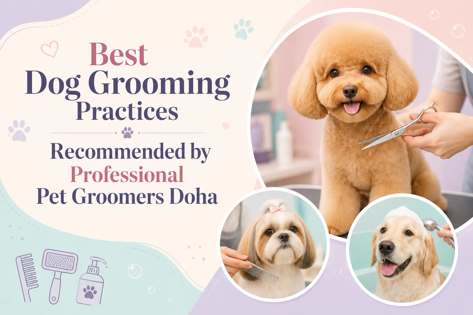Best Dog Grooming Practices Recommended by Professional Pet Groomers Doha