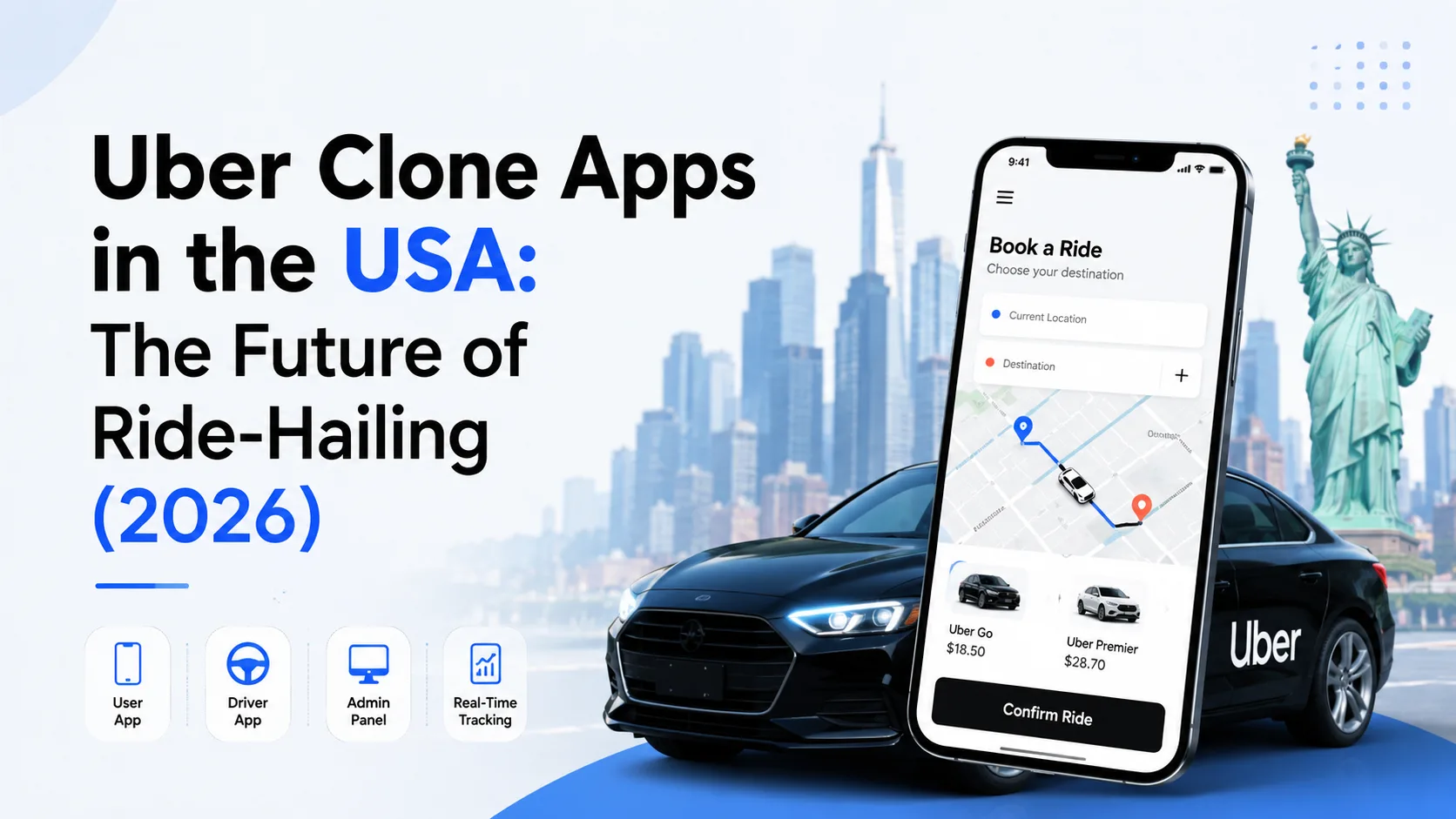 Uber Clone Apps in the USA: The Future of Ride-Hailing (2026)