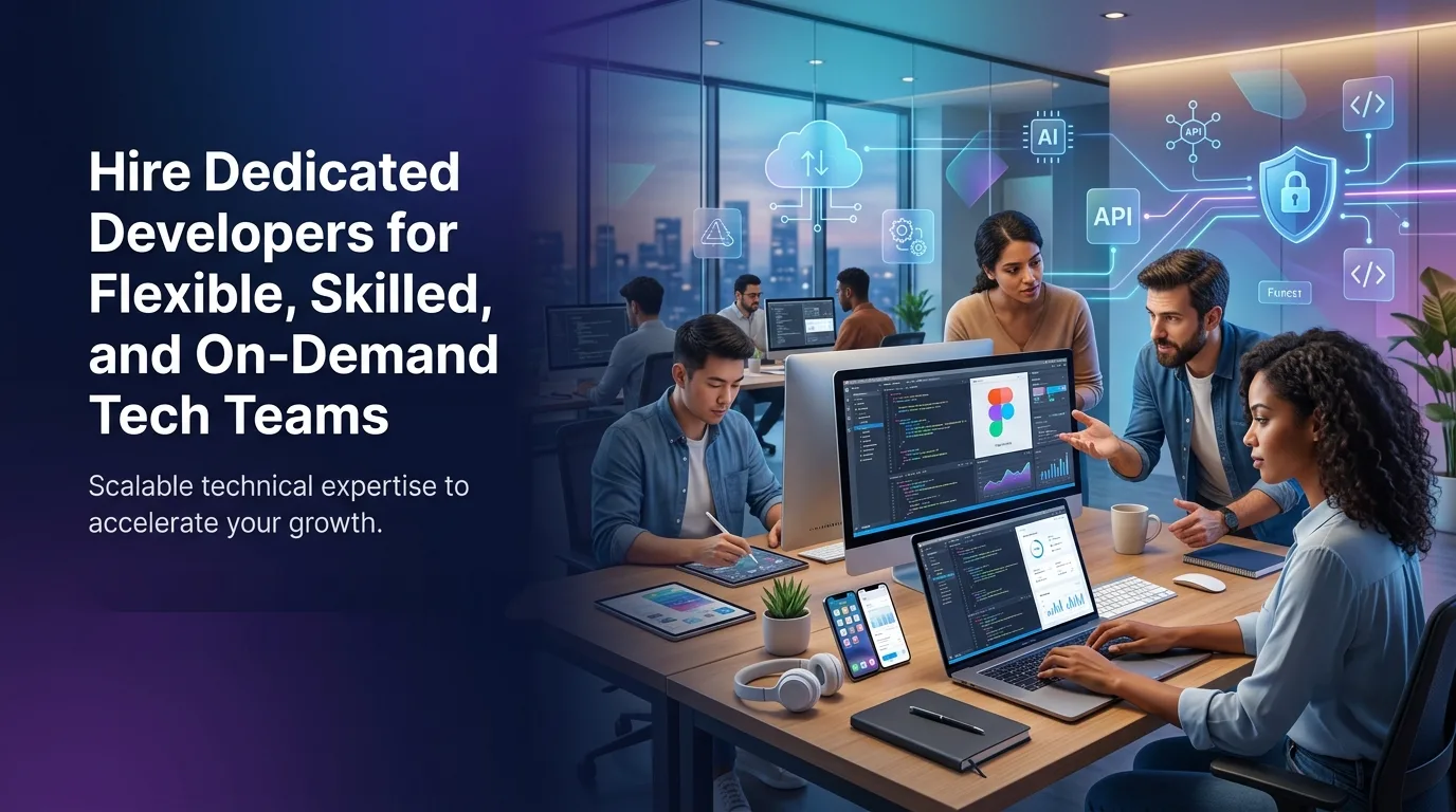 Hire Dedicated Developers for Flexible, Skilled, and On-Demand Tech Teams