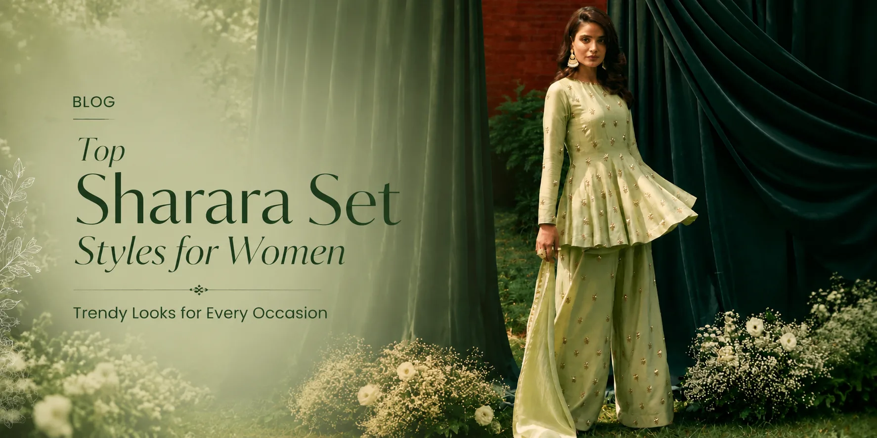 Why Is a Sharara Set the Perfect Ethnic Outfit for Every Occasion?