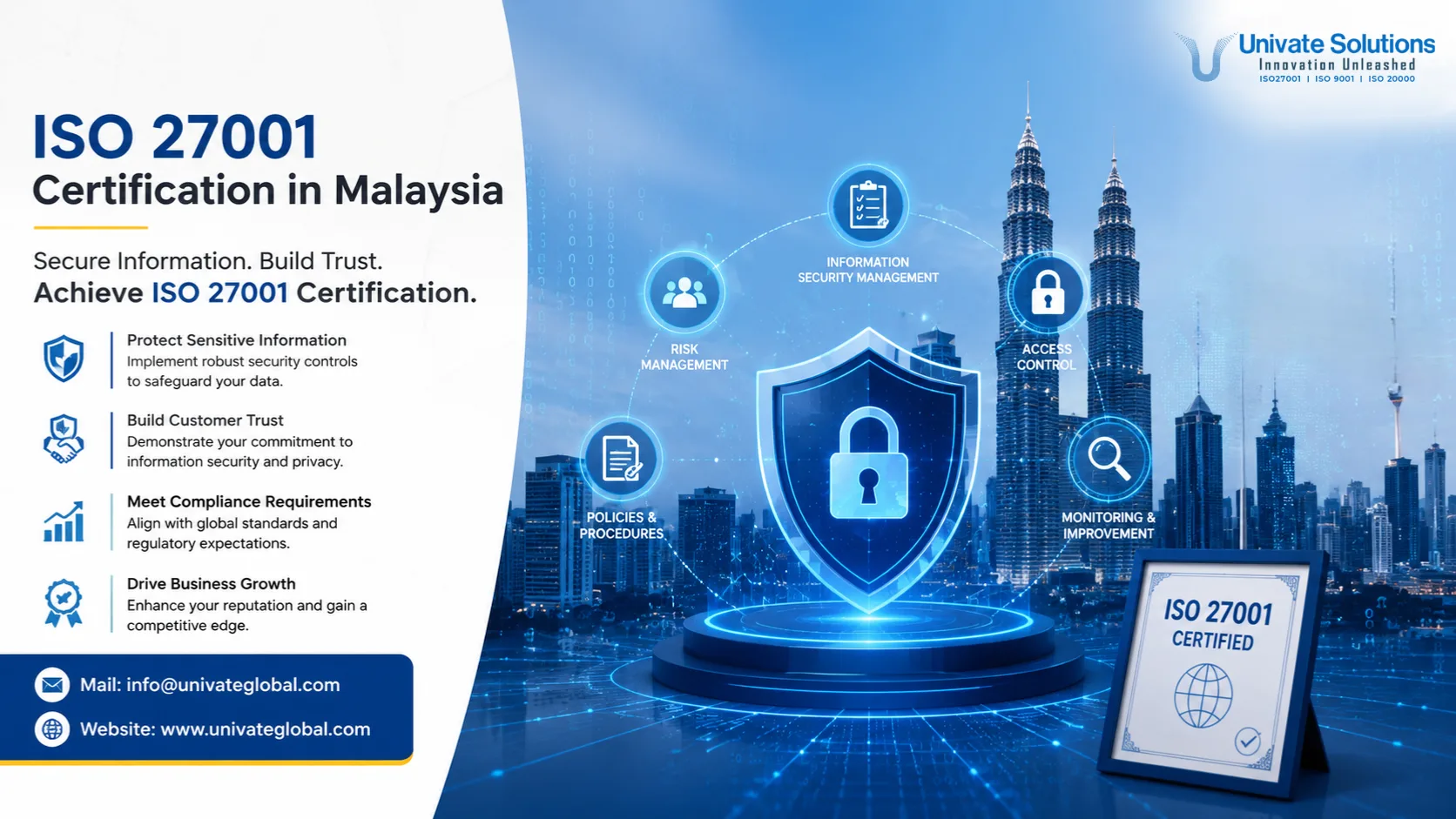 Safeguard Corporate Assets and Build Trust with ISO 27001 Certification in Malaysia