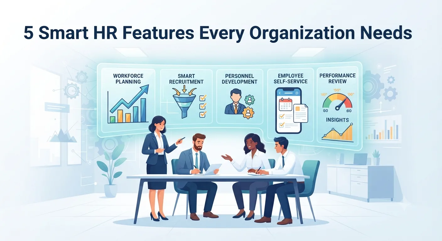 5 Smart HR Features Every Organization Needs for Better HR Management