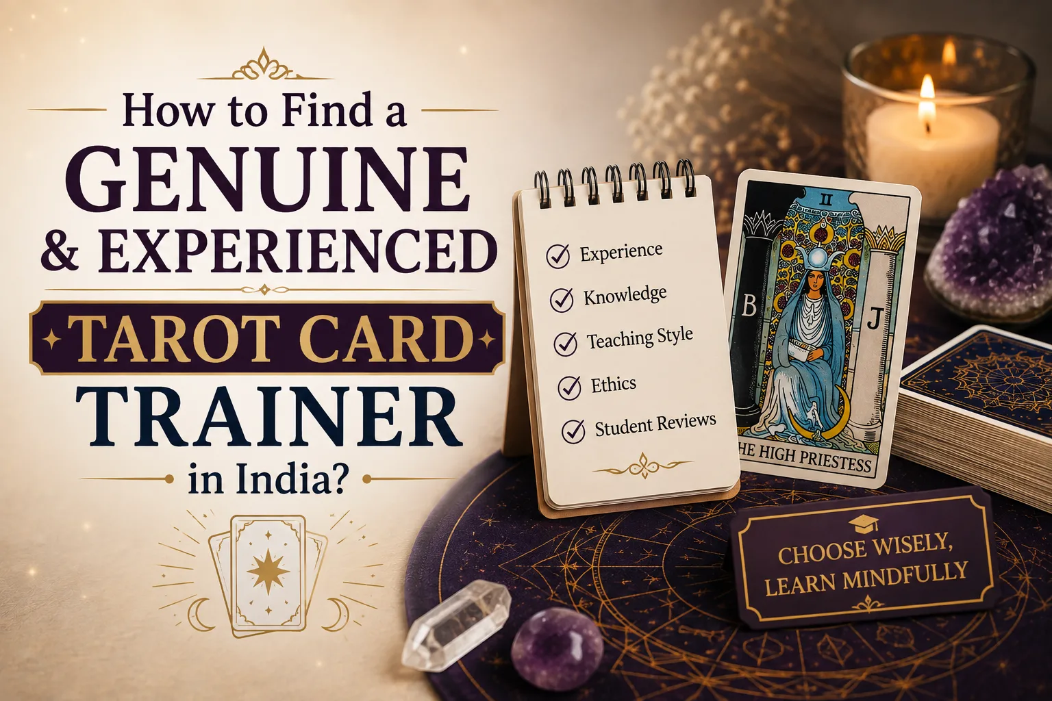 How to Find a Genuine and Experienced Tarot Card Trainer in India?