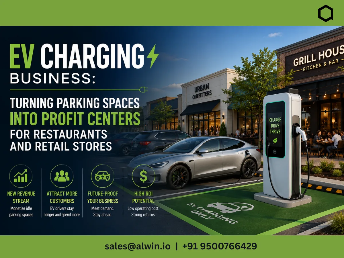 EV Charging Business: Turning Parking Spaces into Profit Centers for Restaurants and Retail Stores