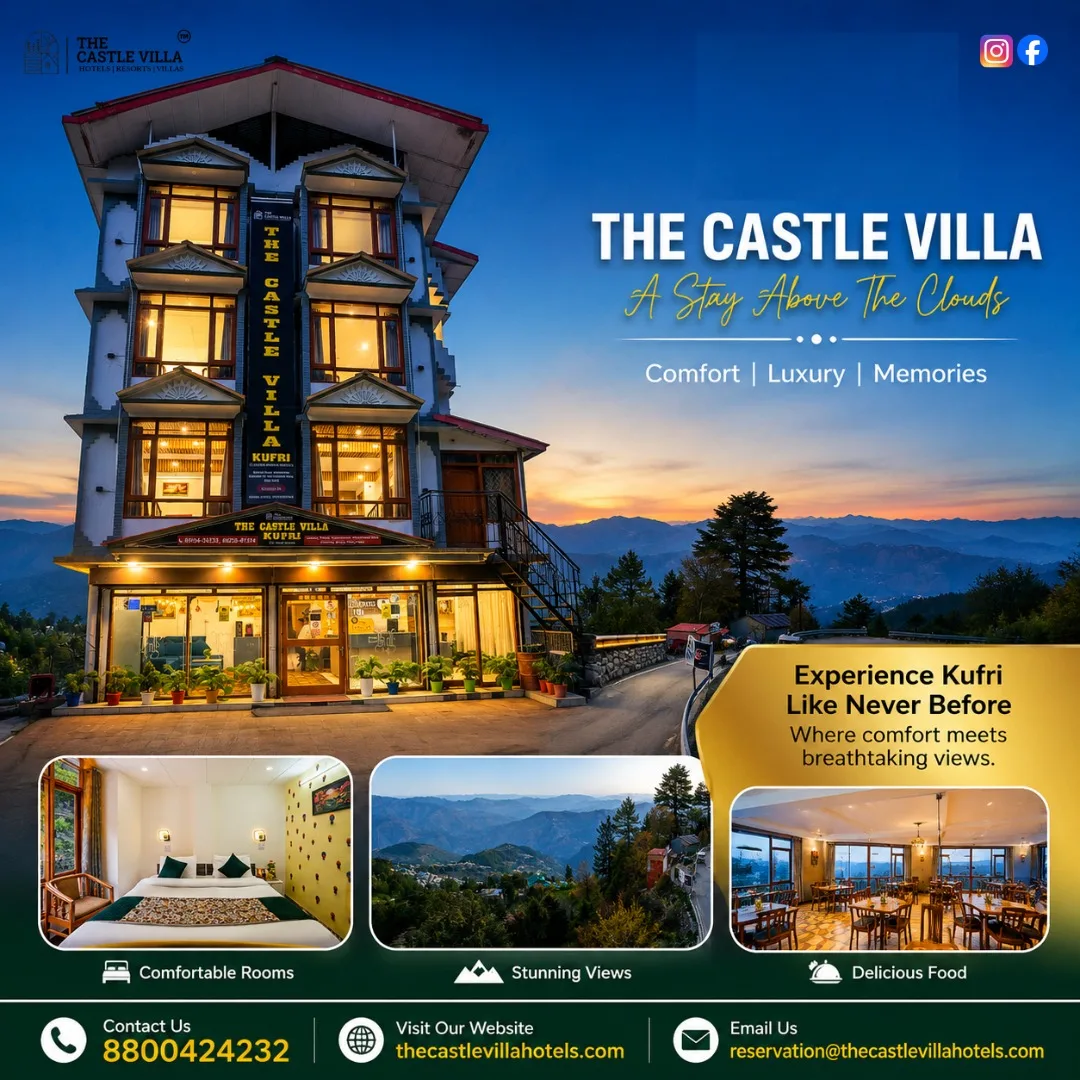The Castle Villa Kufri – One of Kufri best Hotels for Couples & Families