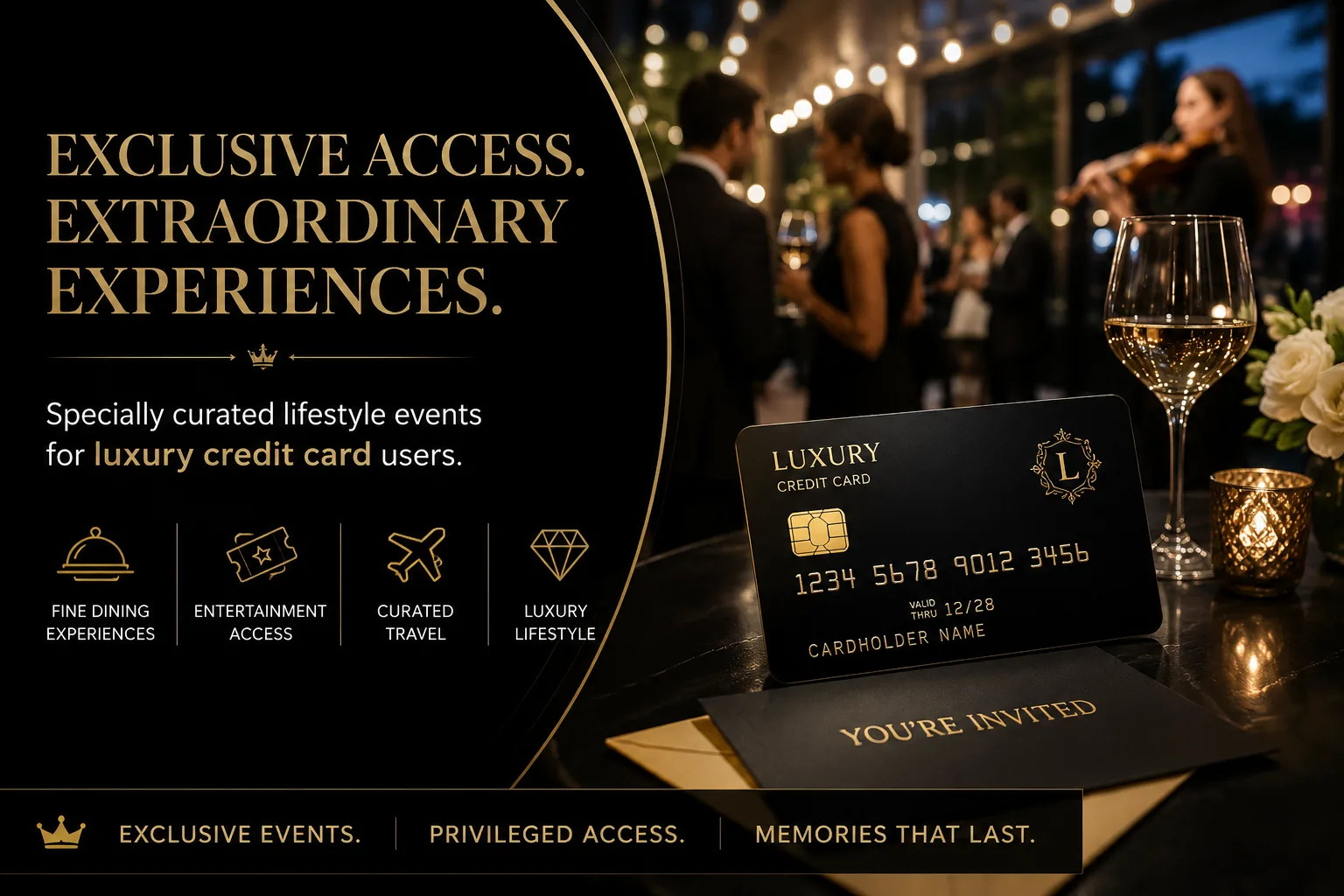 Where Luxury Meets Access: Exclusive Lifestyle Events Designed for Premium Cardholders