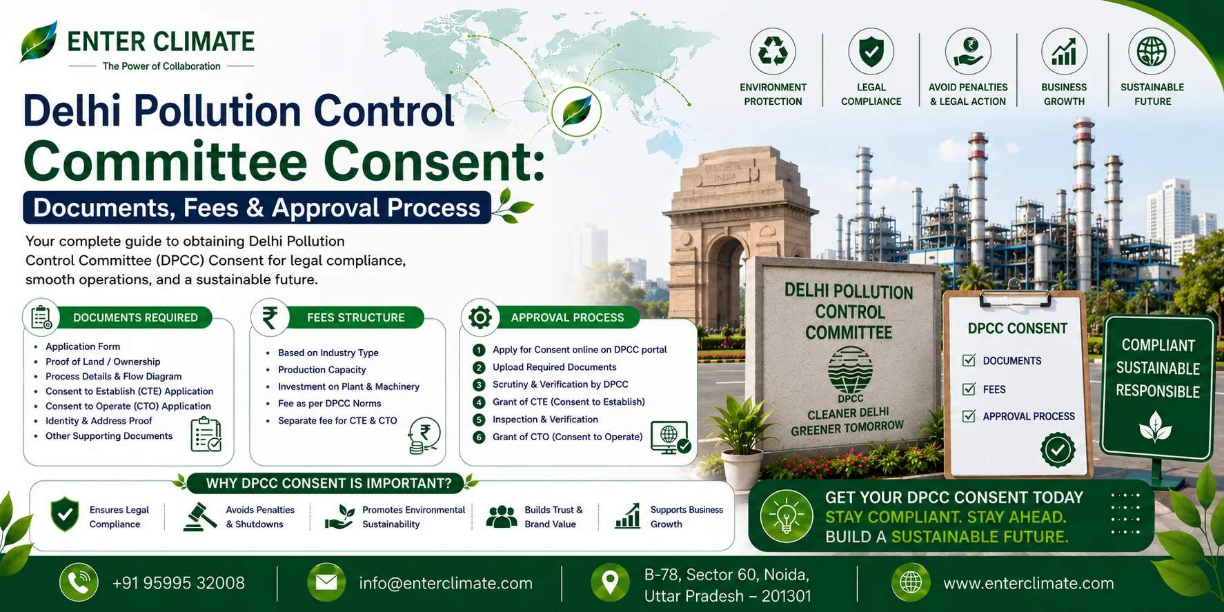 Delhi Pollution Control Committee Consent: Documents, Fees & Approval Process