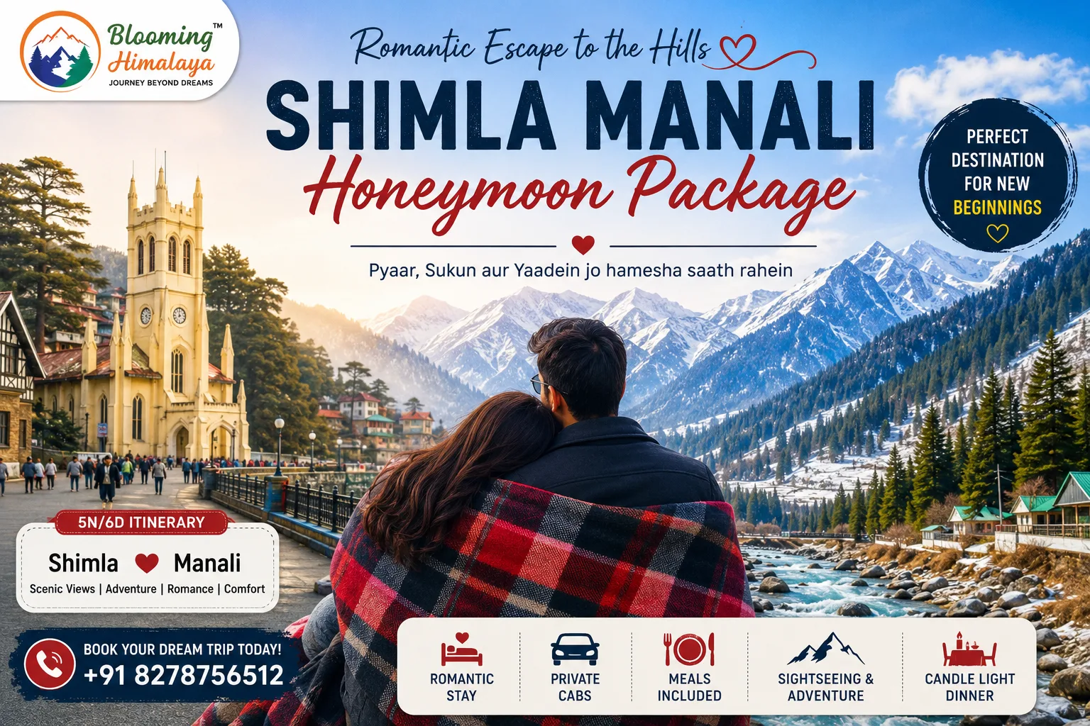 Shimla Manali Honeymoon Package: Complete Guide 2026
