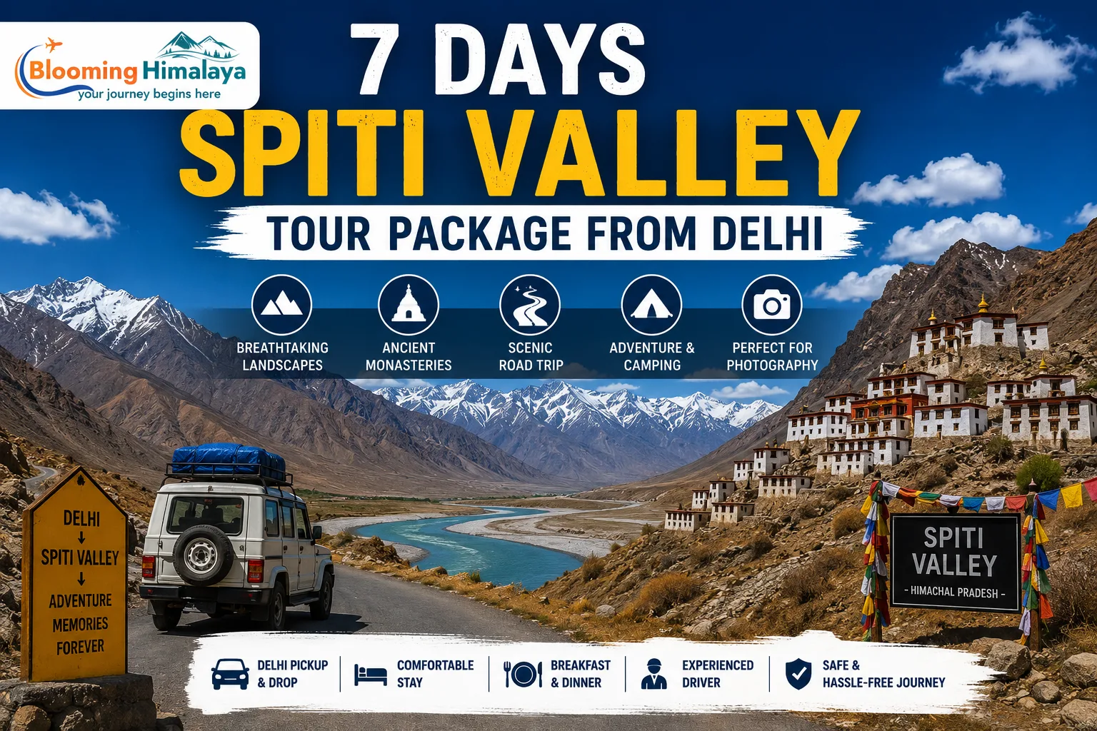 7 Days Spiti Valley Tour Package from Delhi | Complete Travel Guide