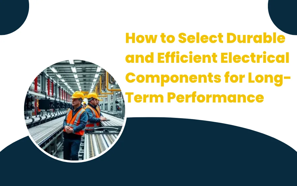 How to Select Durable and Efficient Electrical Components for Long-Term Performance