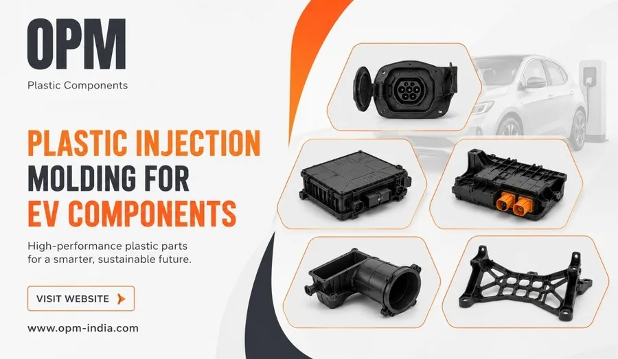 Plastic Injection Molding for EV Components
