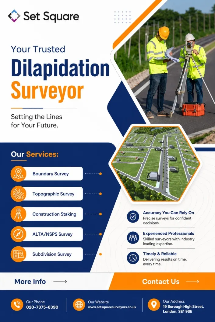 Why Choose Set Square Surveyors for Professional Dilapidation Survey?