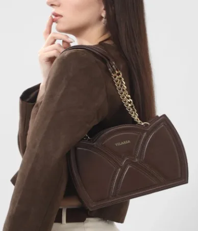 Tulip Brown Leather Shoulder Bag for Women – A Perfect Blend of Style and Everyday Comfort