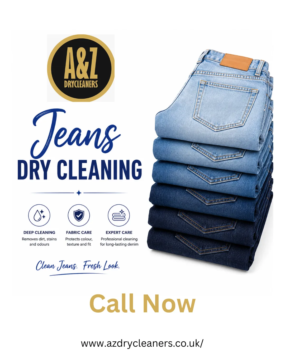 Jeans Cleaning: Keep Your Denim Looking Its Best with A & Z Dry Cleaners
