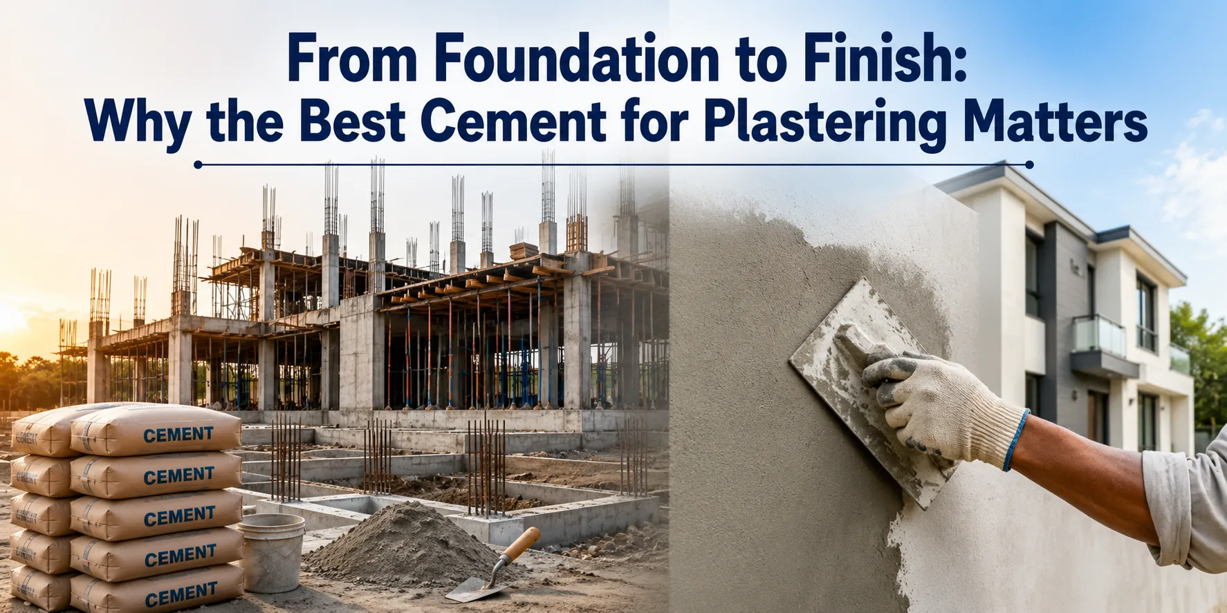 From Foundation to Finish: Why the Best Cement for Plastering Matters