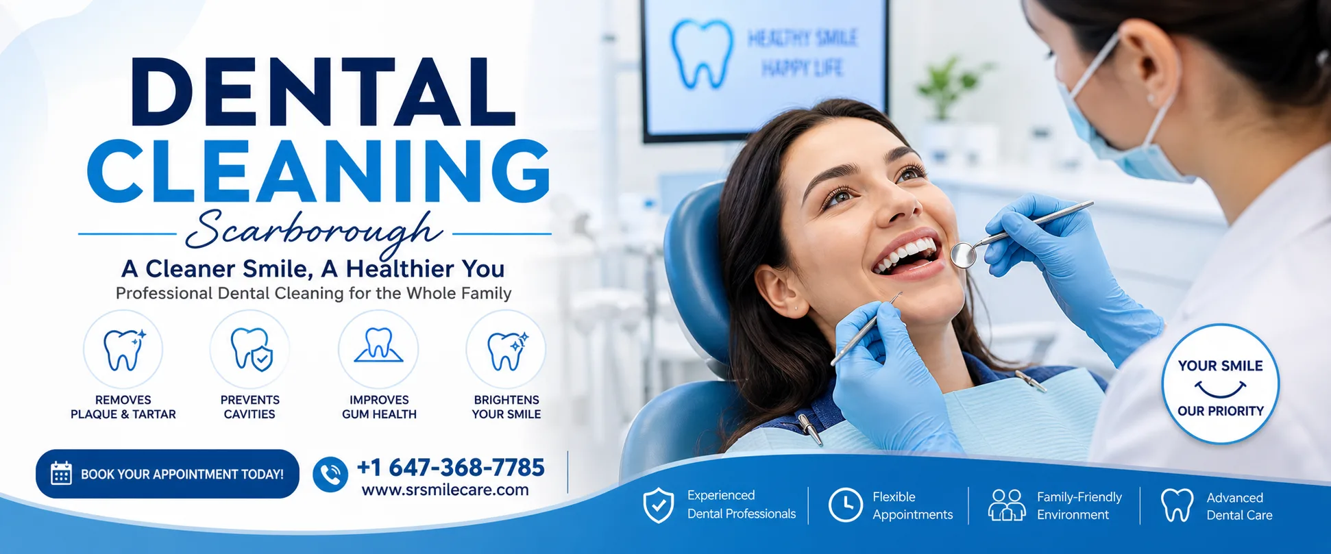 Top Dental Cleaning Scarborough | Healthy Smile Care