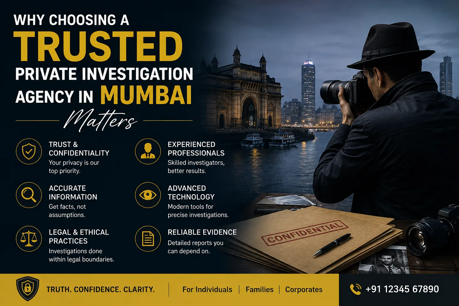 Why Choosing a Trusted Private Investigation Agency in Mumbai Matters