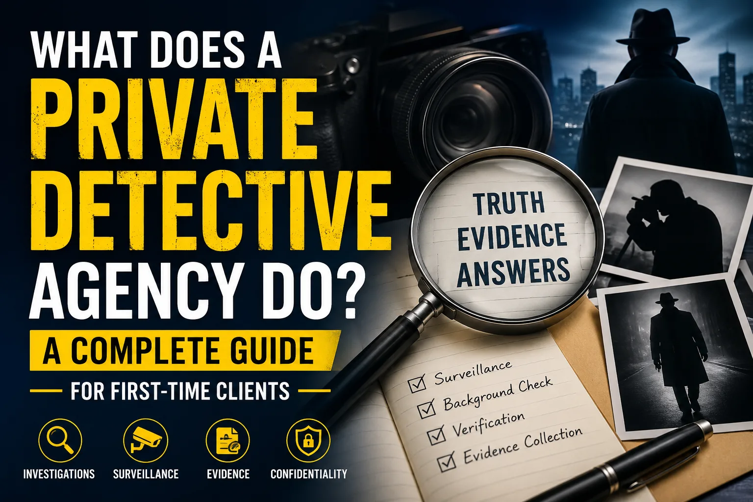 What Does a Private Detective Agency Do? A Complete Guide for First-Time Clients
