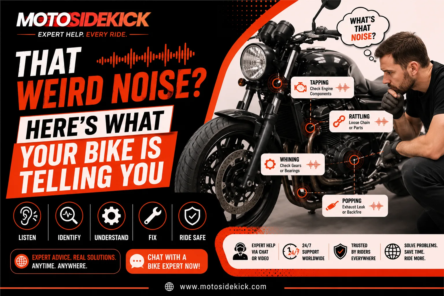 That Weird Noise? Here’s What Your Bike Is Telling You