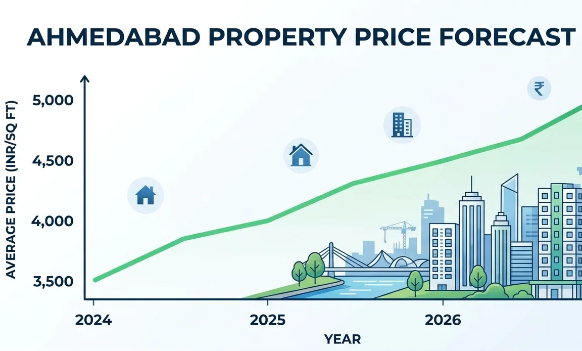 Ahmedabad Property Price Forecast 2027