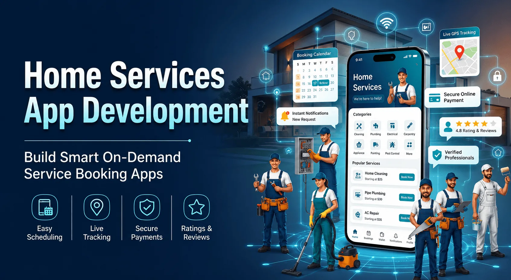 Top 5 Home Service App Development Companies in the USA