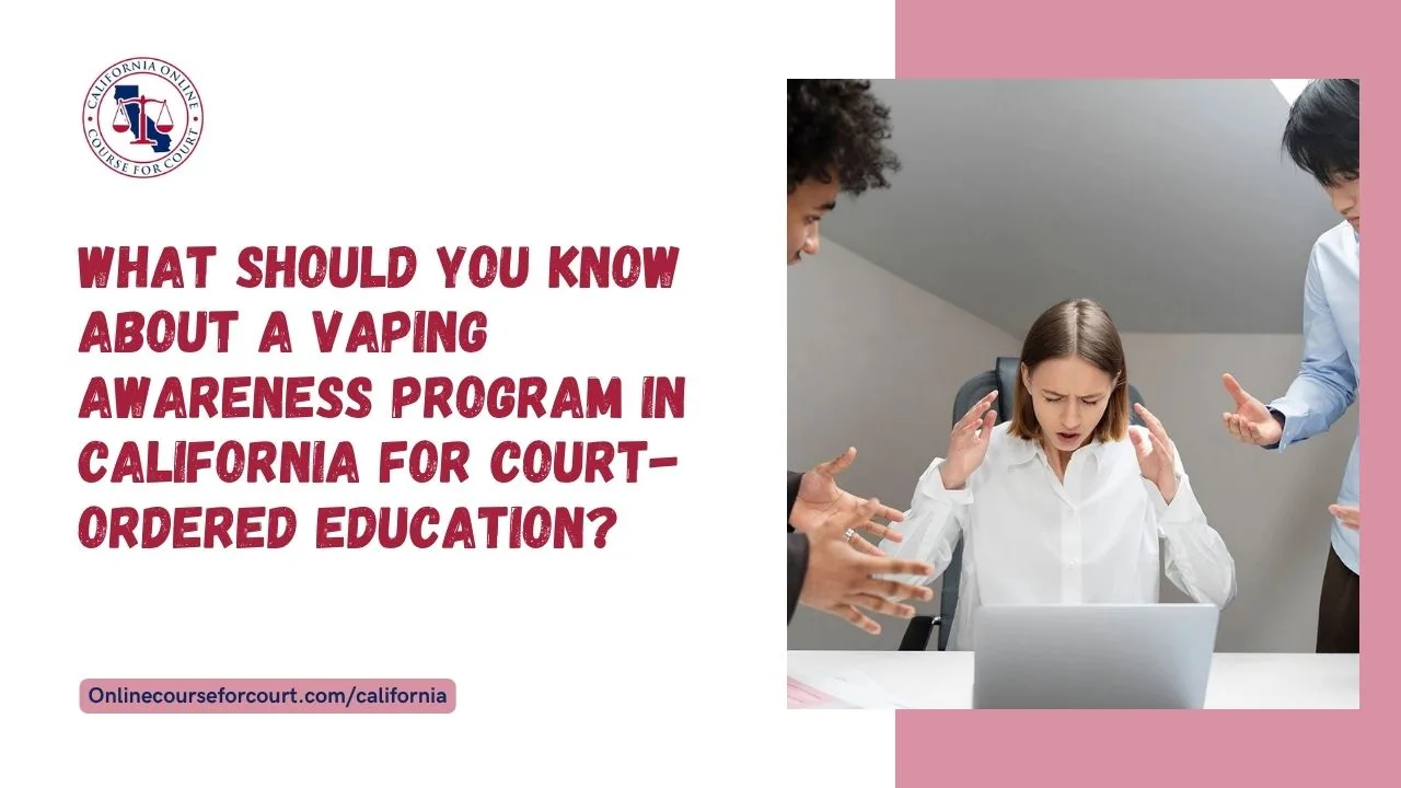 What Should You Know About a Vaping Awareness Program in California for Court-Ordered Education?
