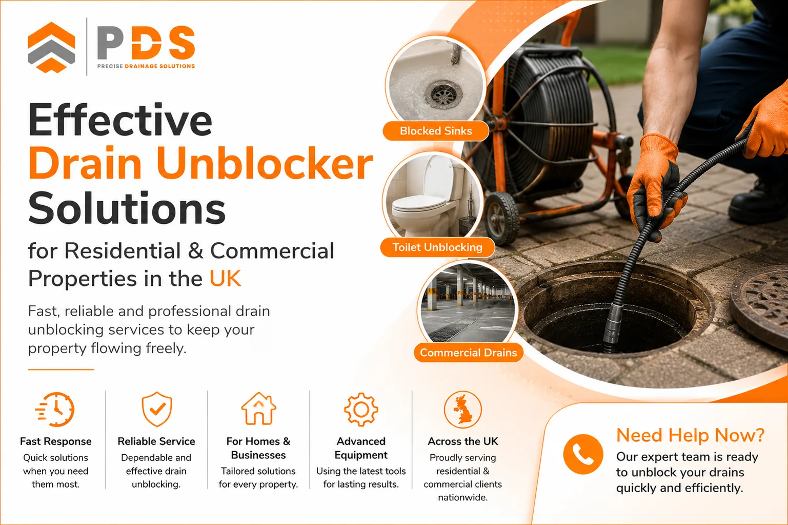 Effective Drain Unblocker Solutions for Residential & Commercial Properties in the UK