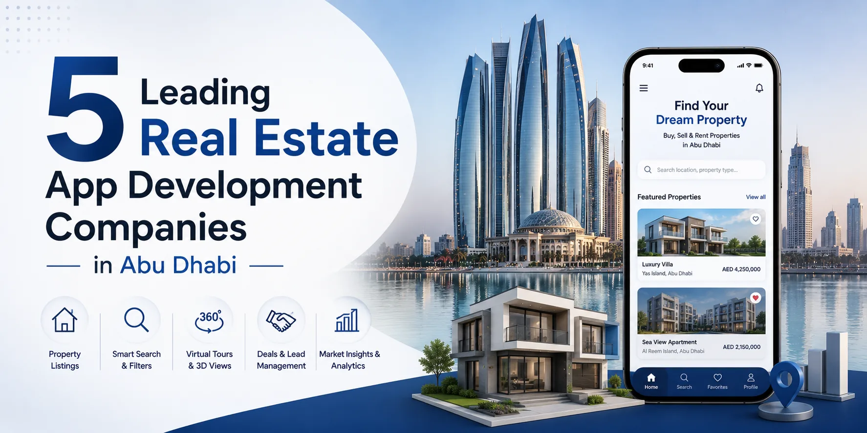 5 Leading Real Estate App Development Companies in Abu Dhabi