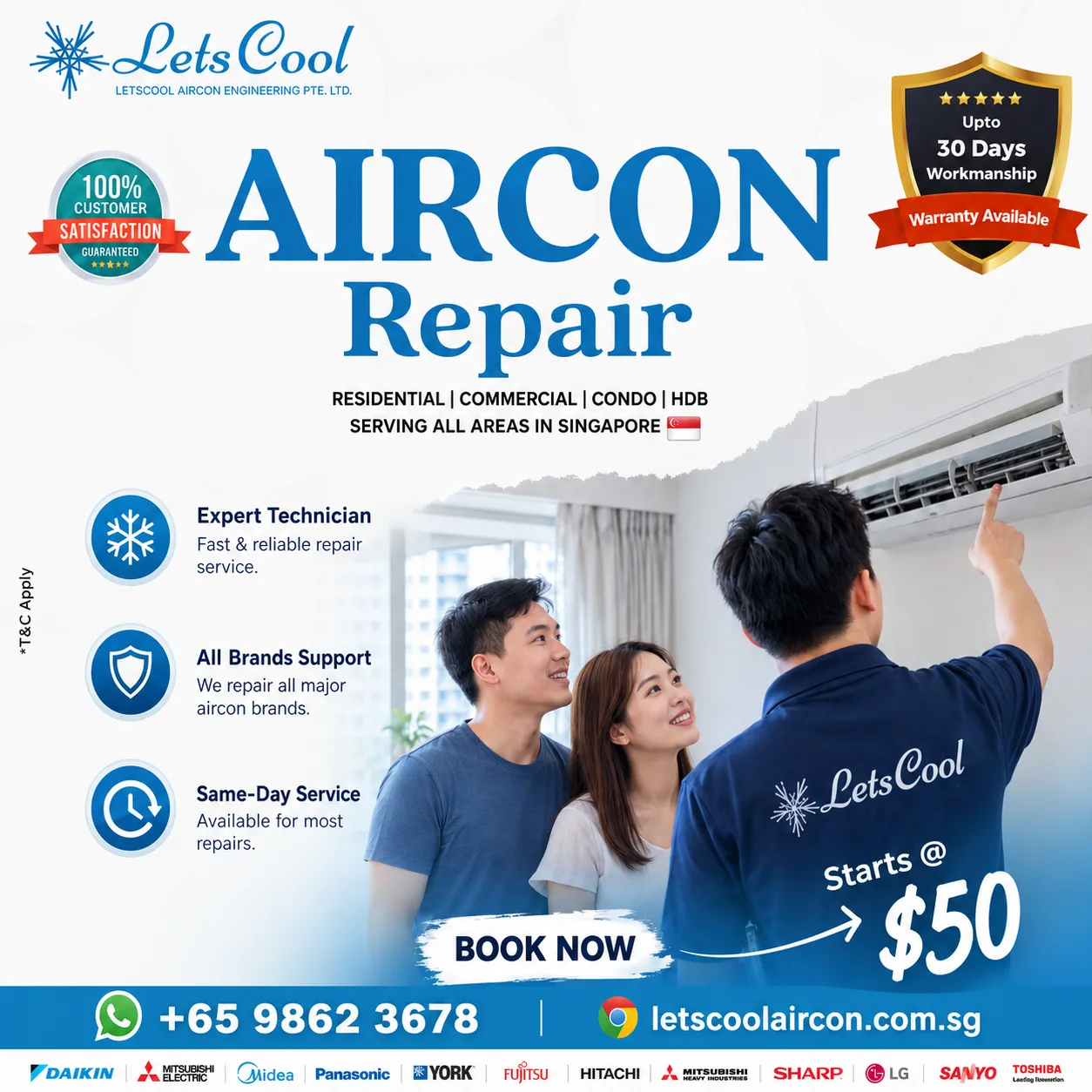 Which aircon repair company is trusted in Singapore?