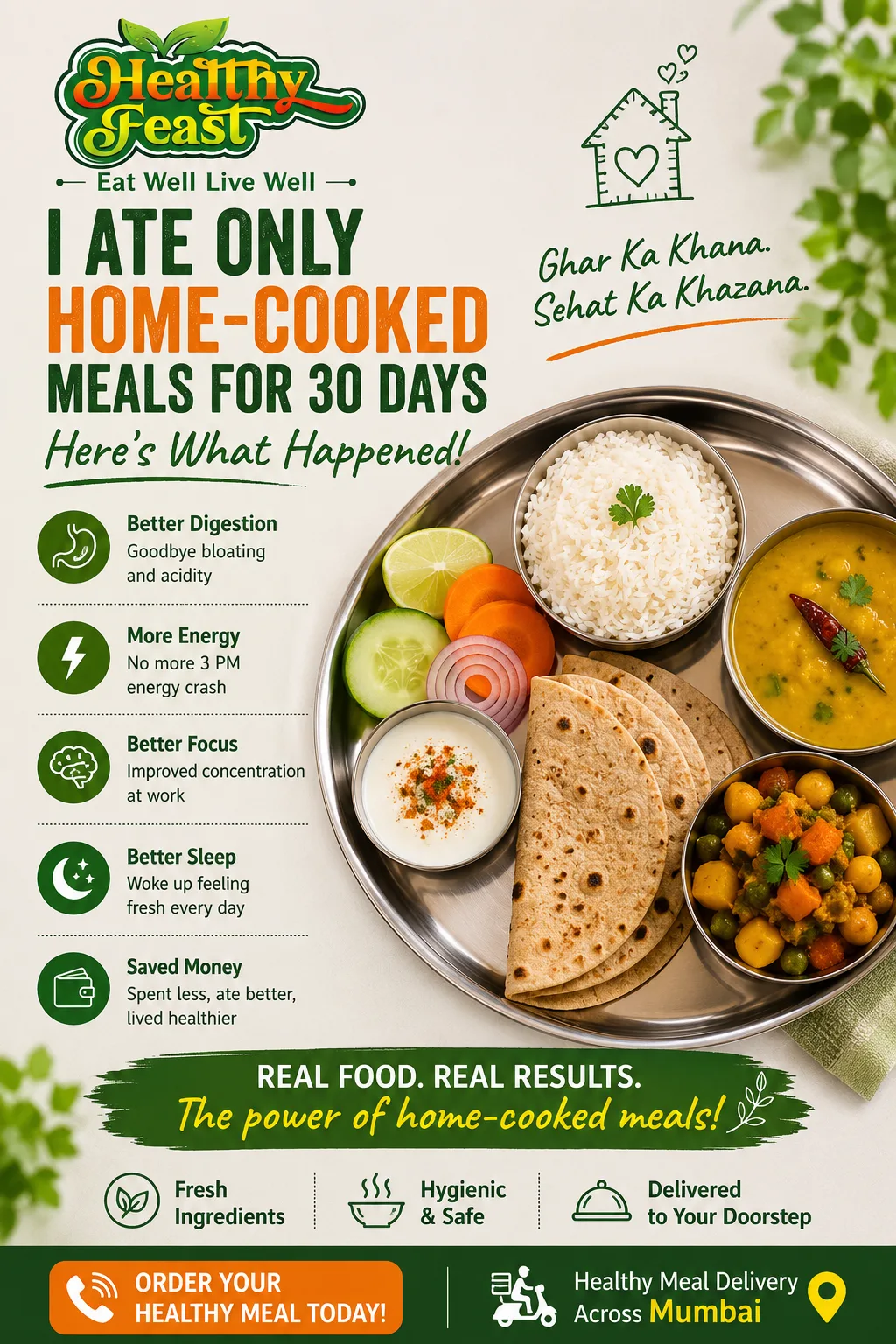 I Ate Only Home-Cooked Meals for 30 Days – Here's What Happened | HealthyFeast