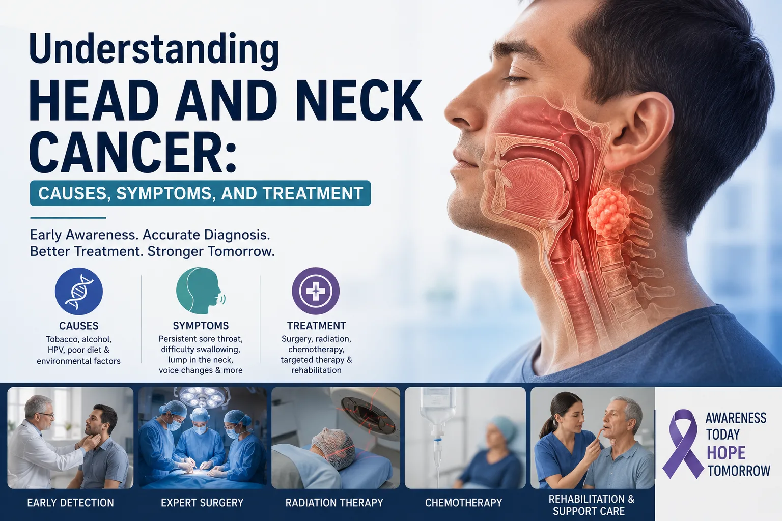 Understanding Head and Neck Cancer: Causes, Symptoms, and Treatment