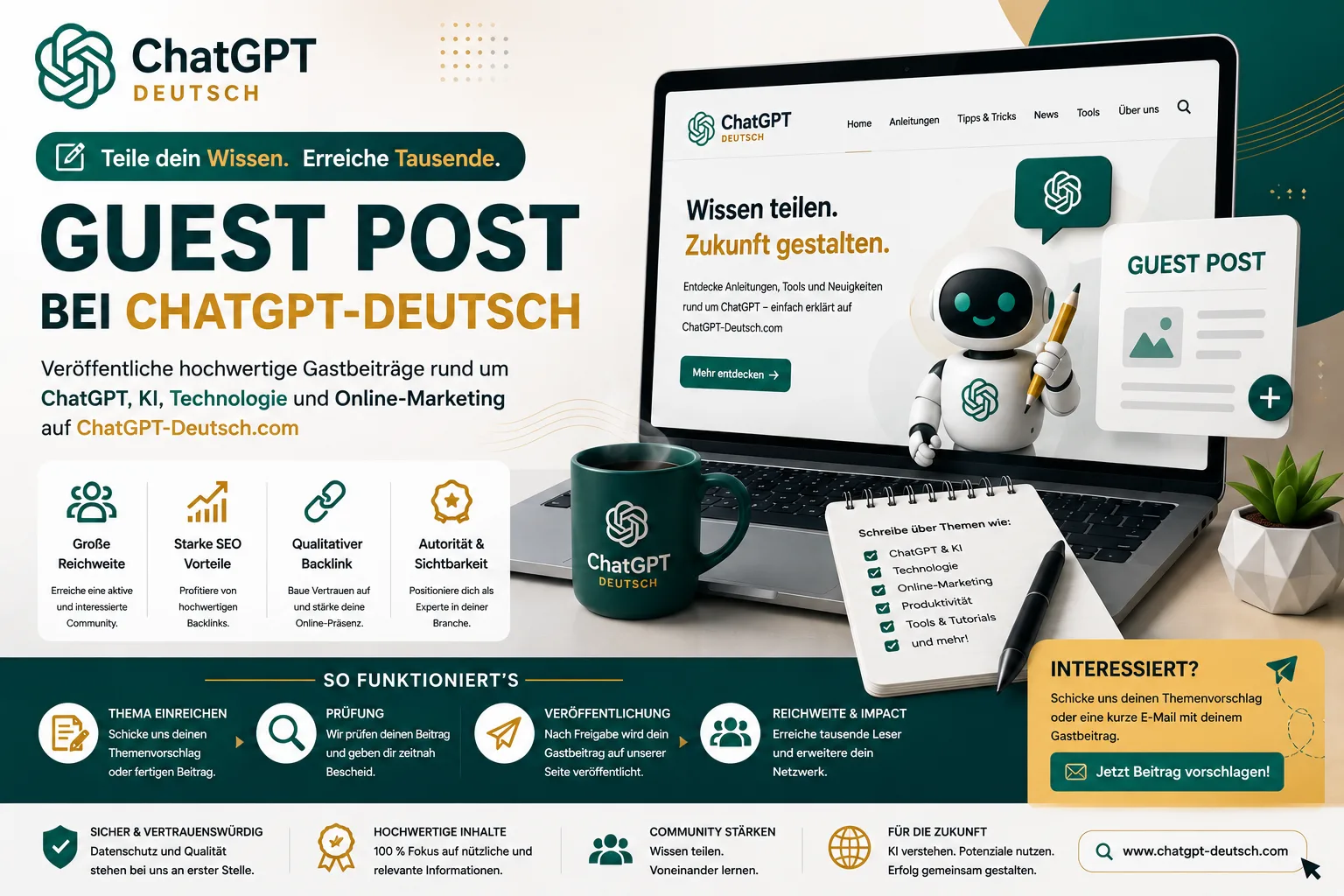Chat GPT Deutsch: Der klügste Weg, online auf Deutsch zu schreiben
