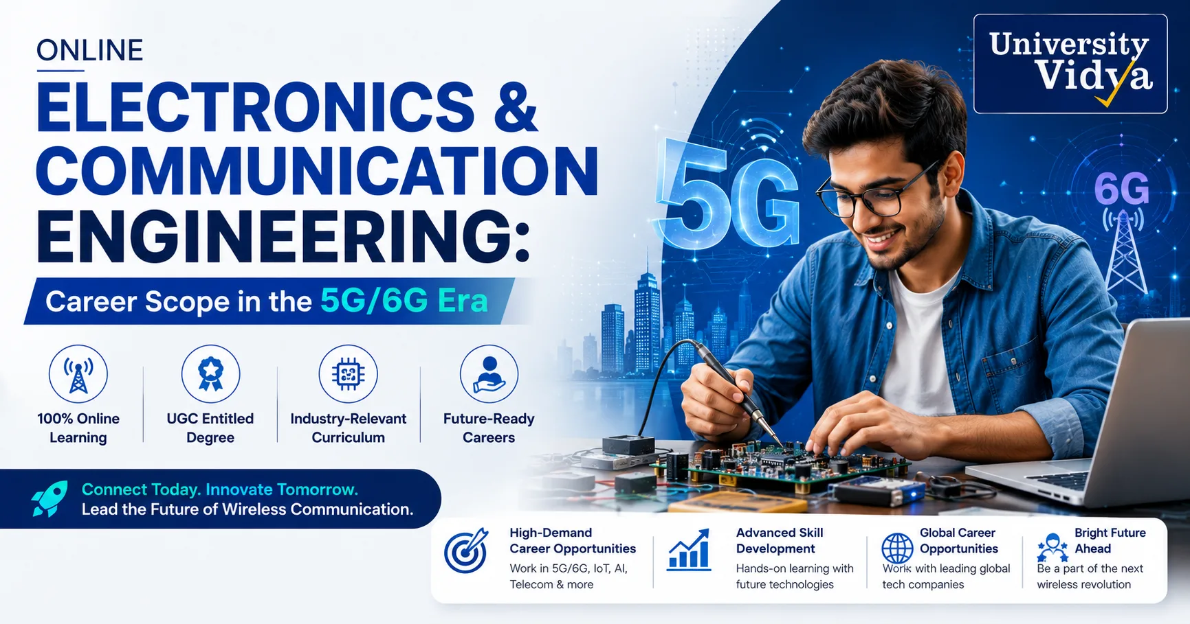 Online Electronics and Communication Engineering: Career Scope in the 5G/6G Era