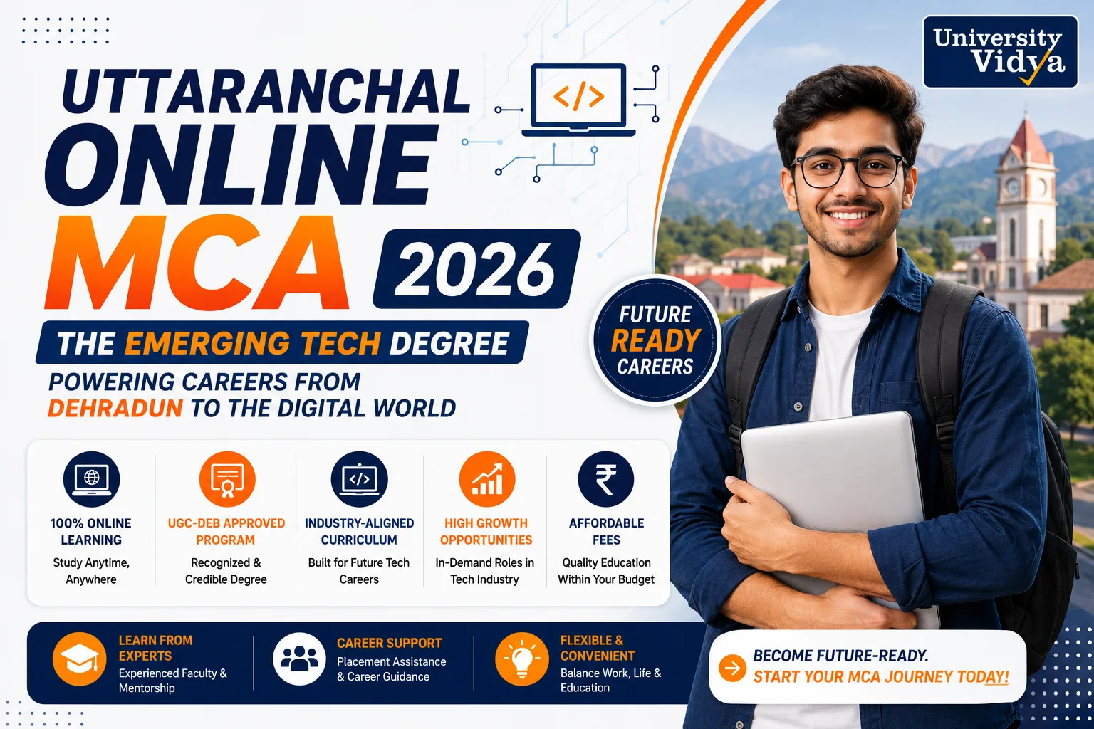 Uttaranchal University Online MCA 2026: The Emerging Tech Degree Powering Careers from Dehradun to the Digital World