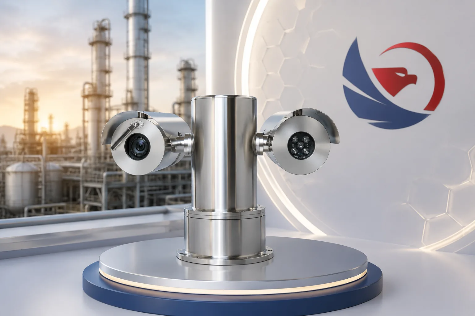 Hazardous Area PTZ Cameras With IR for Oman Oil Rigs