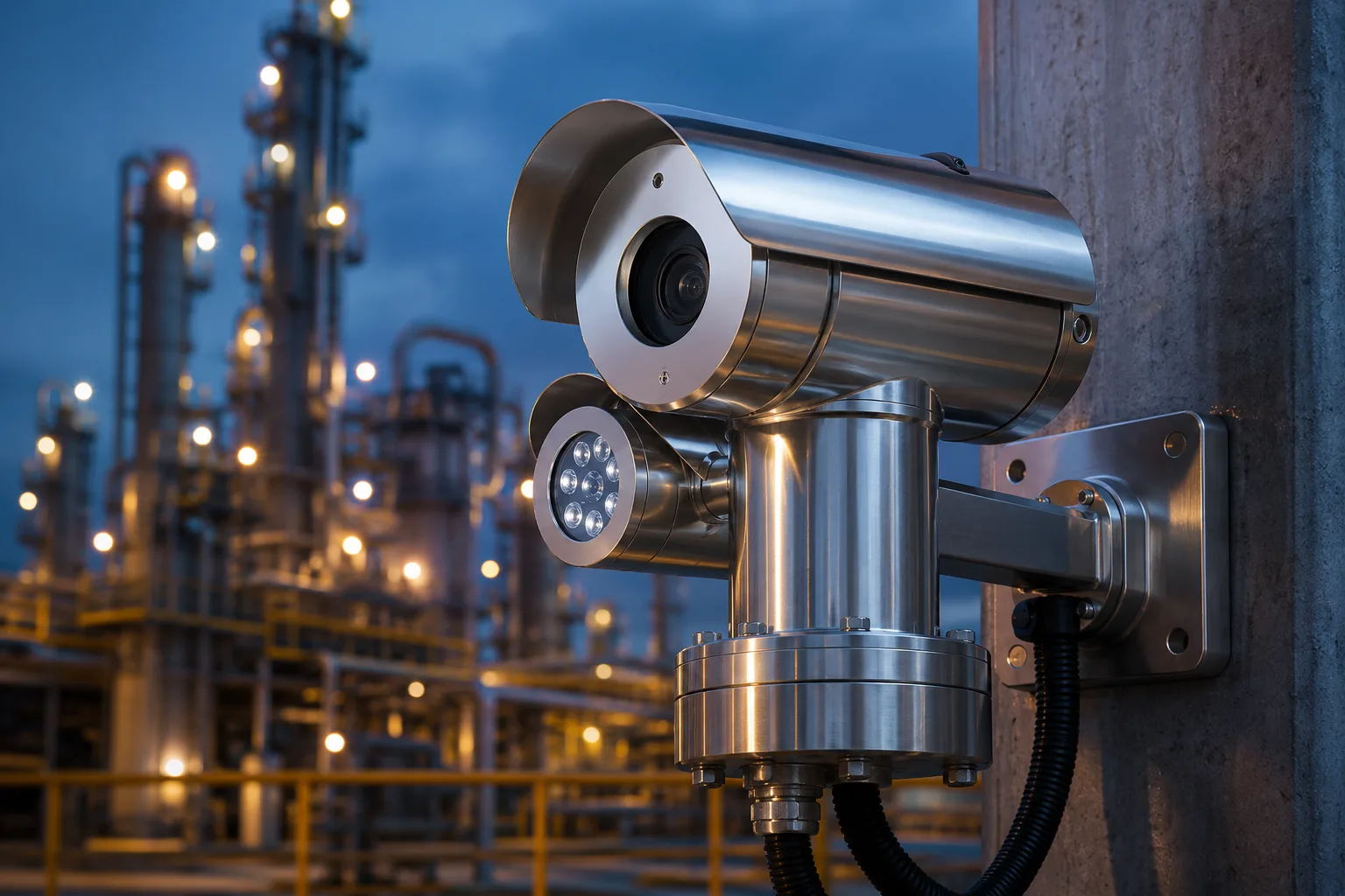 Explosion Proof ATEX PTZ Camera With IR Oman
