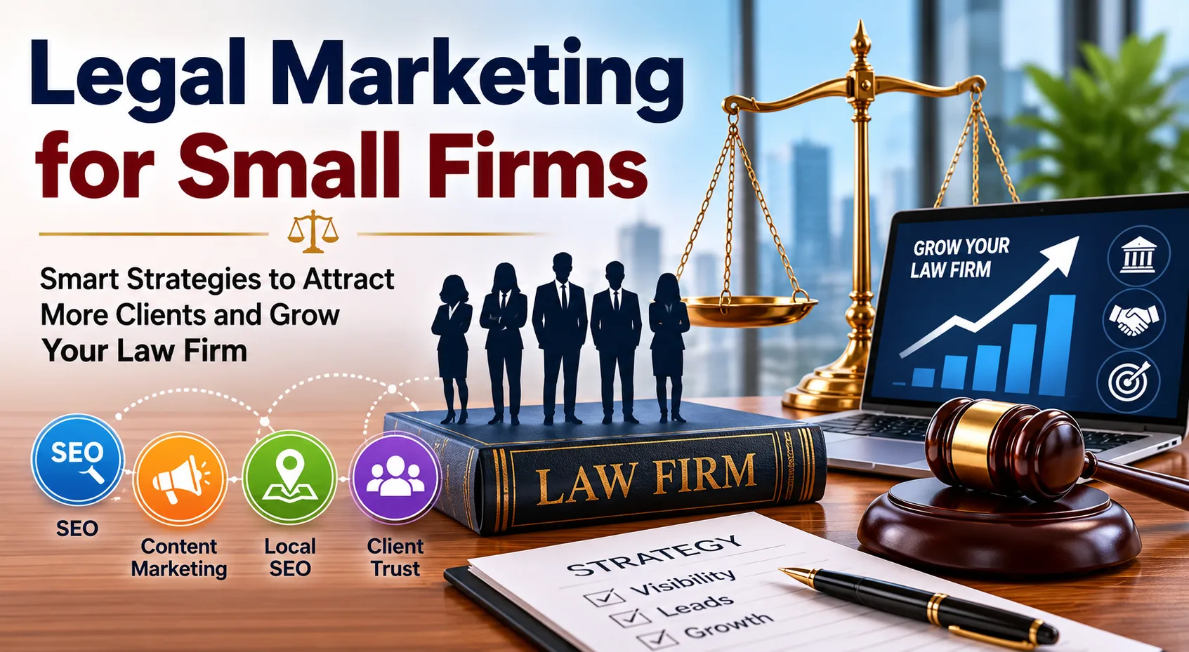 Marketing a Small Law Firm: Proven Strategies to Attract More Clients and Grow Your Practice