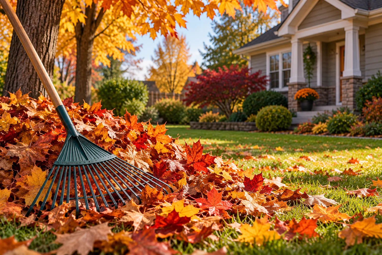 Should You Rake Your Autumn Leaves?