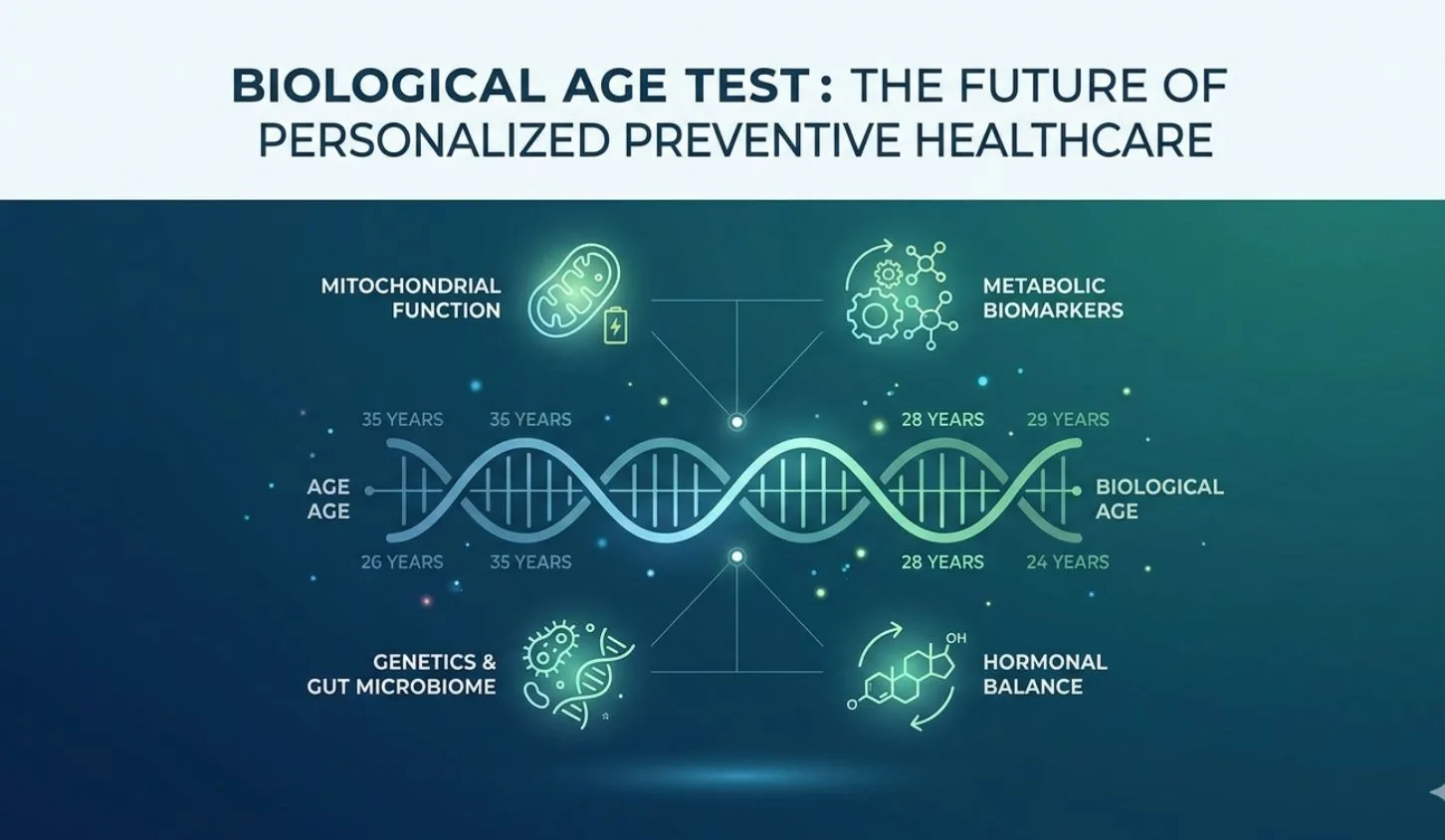 Your Birth Date Doesn't Tell the Whole Story: Start with a Biological Age Test