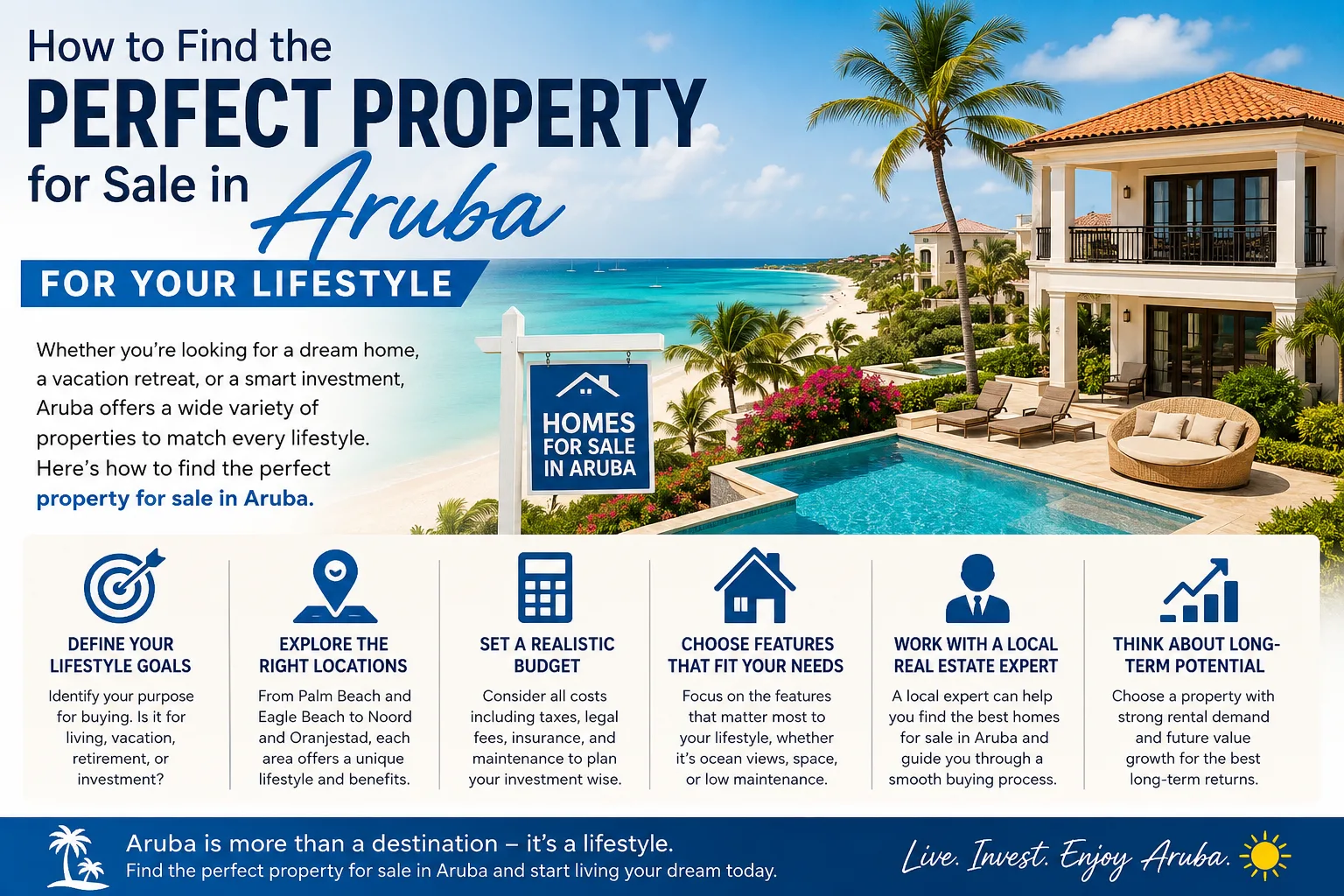 How to Find the Perfect Property for Sale in Aruba for Your Lifestyle
