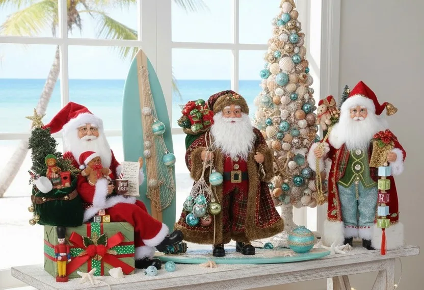 How to Display Santa Statues in Your Home