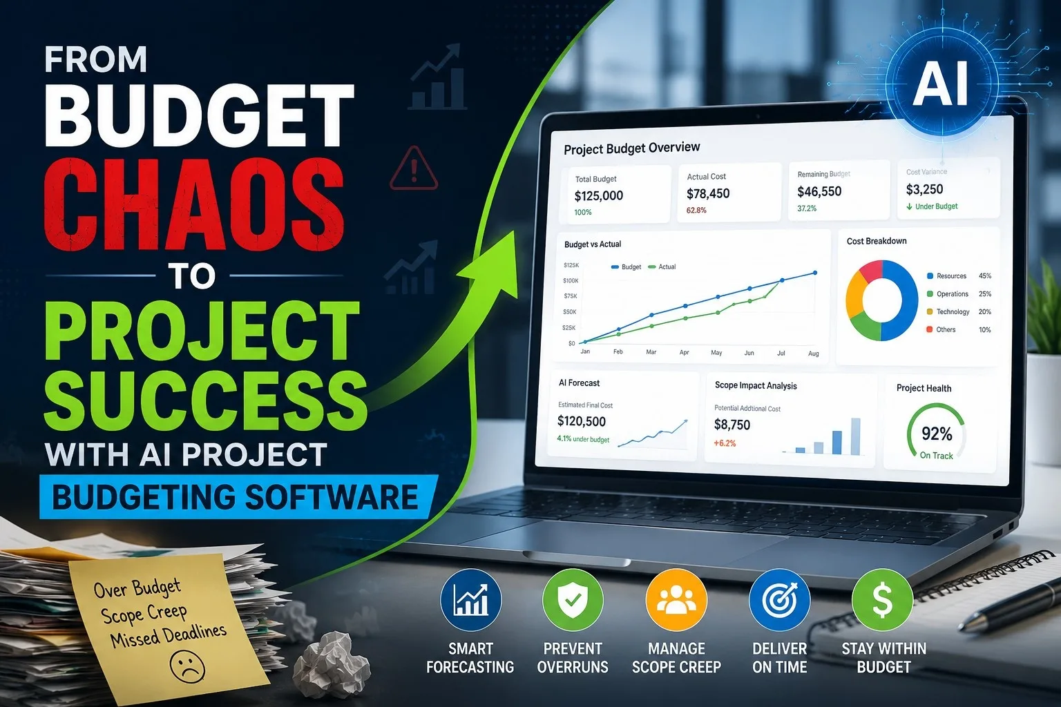 From Budget Chaos to Project Success with AI Project Budgeting Software