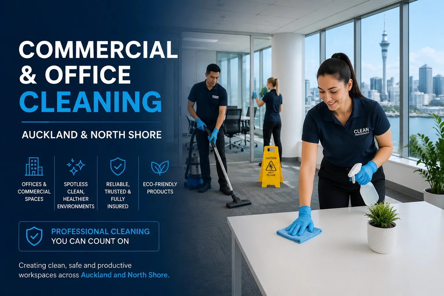 How Can Commercial and Office Cleaning in Auckland and North Shore Improve Workplace Productivity and Employee Wellbeing?