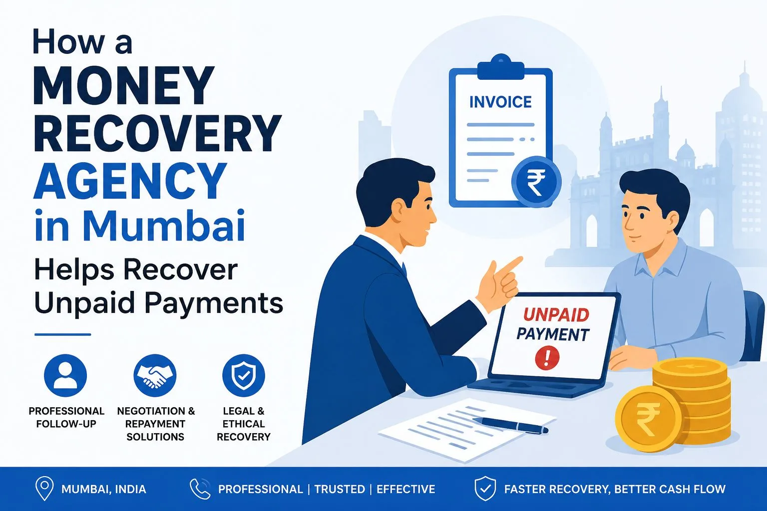 How a Money Recovery Agency in Mumbai Helps Recover Unpaid Payments