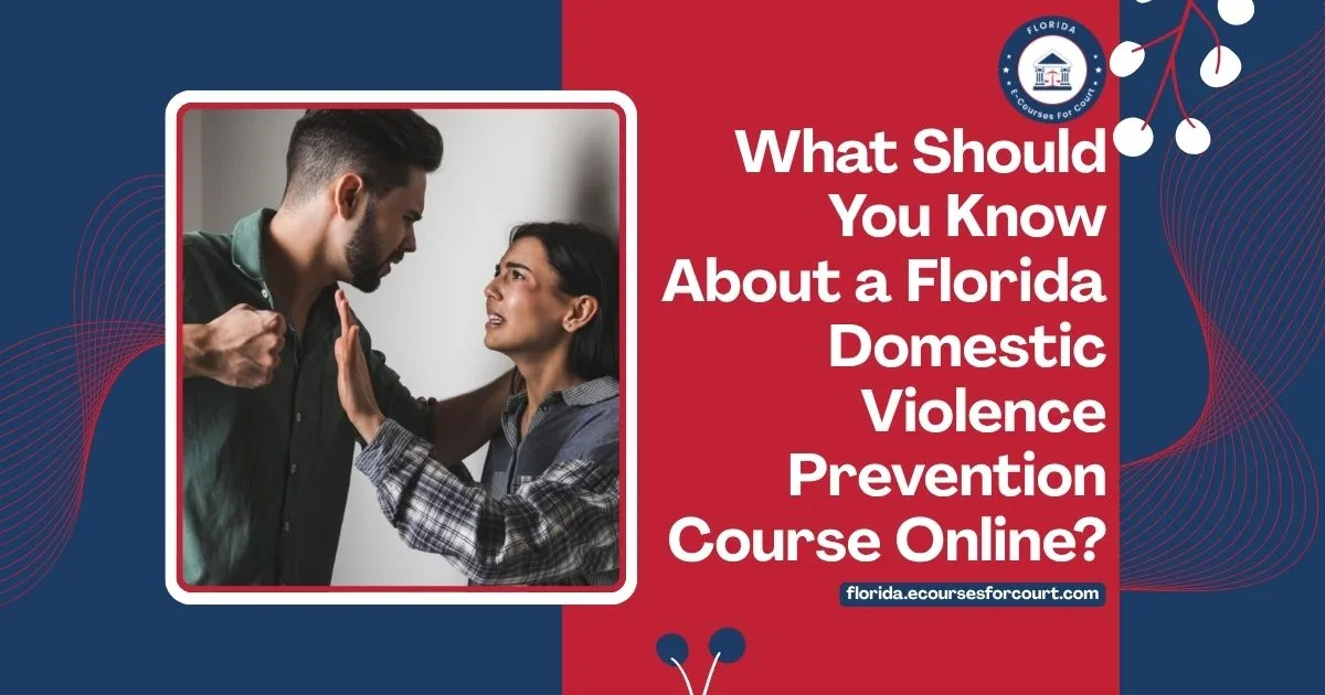 What Should You Know About a Florida Domestic Violence Prevention Course Online?