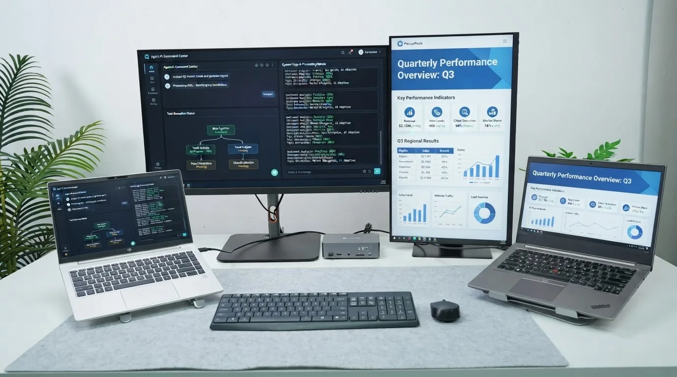 How a KVM Docking Station Simplifies Your AI Workstation Setup