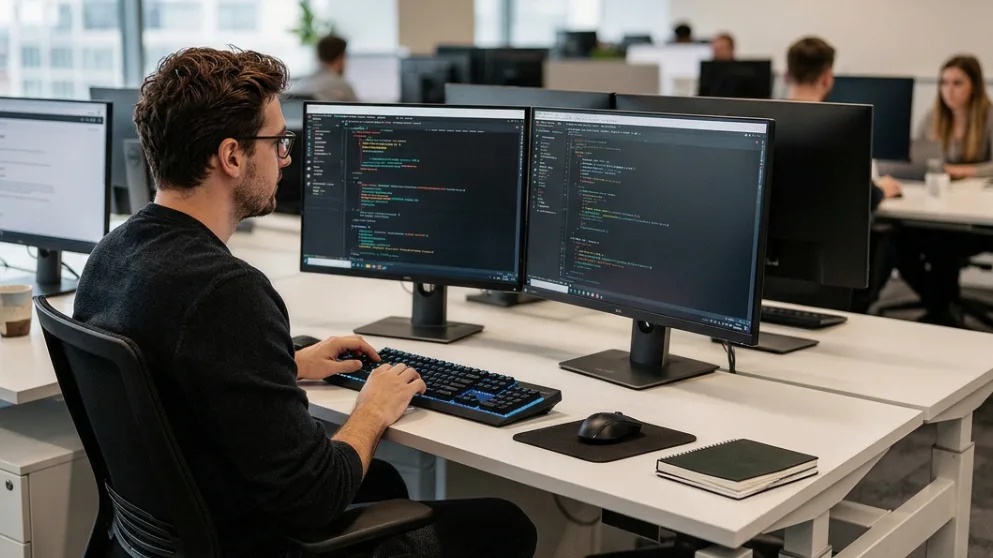 How IT Teams Can Simplify Office Desk Setups with iDock KVM Docking Station
