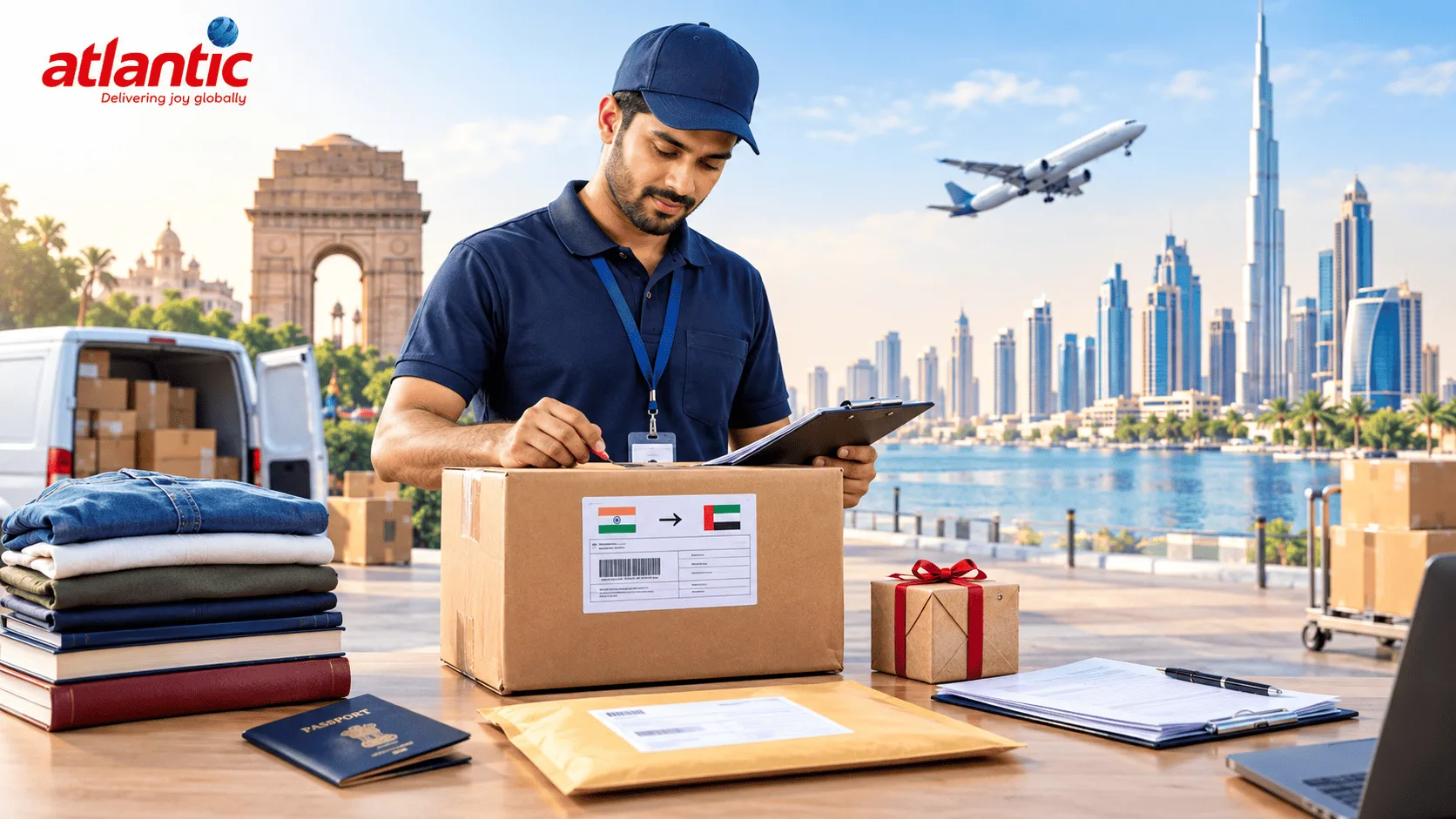 Affordable International Courier Options from India to Dubai