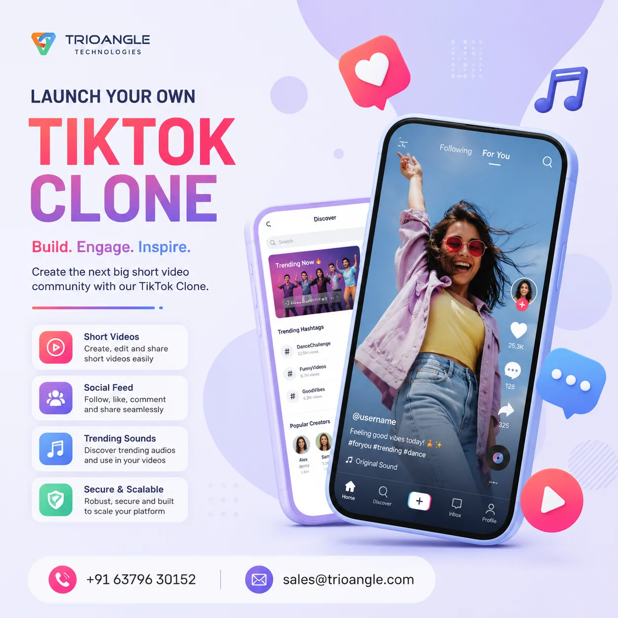 Everything You Should Know About Trioangle's TikTok Clone